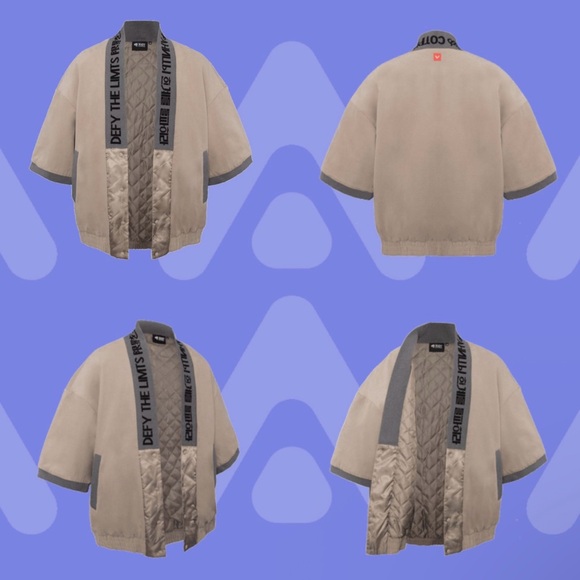 VALORANT Riot Merch Beige "Defy The Limits" Noragi Jacket Size L - Picture 1 of 6